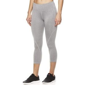 Reebok Skinny Capri Grey Leggings Size S NWT